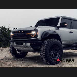 Ford Bronco Custom Wheels - HFX-1 by Vossen - Satin Black